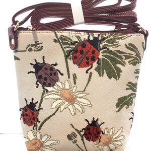 Ladybug Crossbody Tapesty Bag Purse